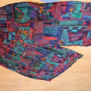 Vintage Cutlottes Split Skirt